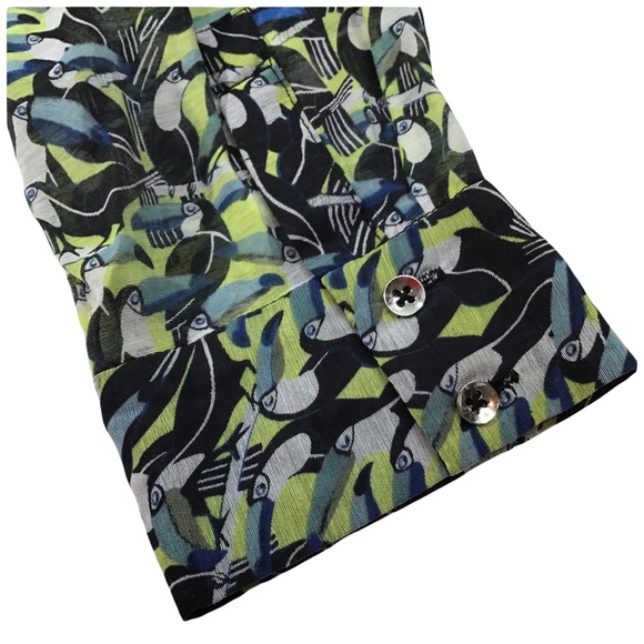 RACHEL ROY - Toucan Print Faux Wrap Romper - 2 - Picture 13 of 16